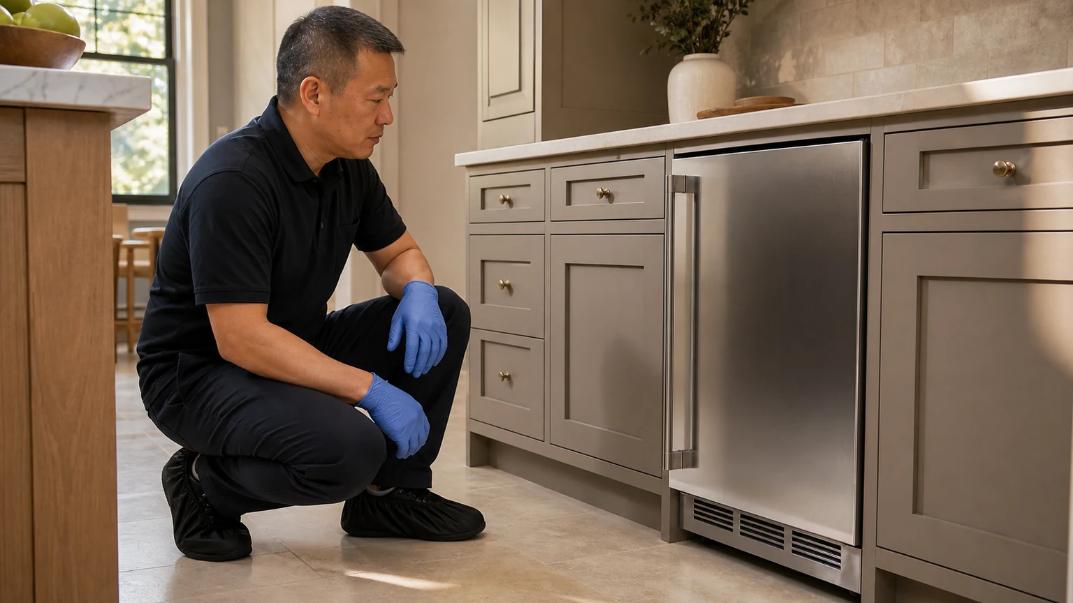 Undercounter ice maker diagnostic visit in Carroll Gardens