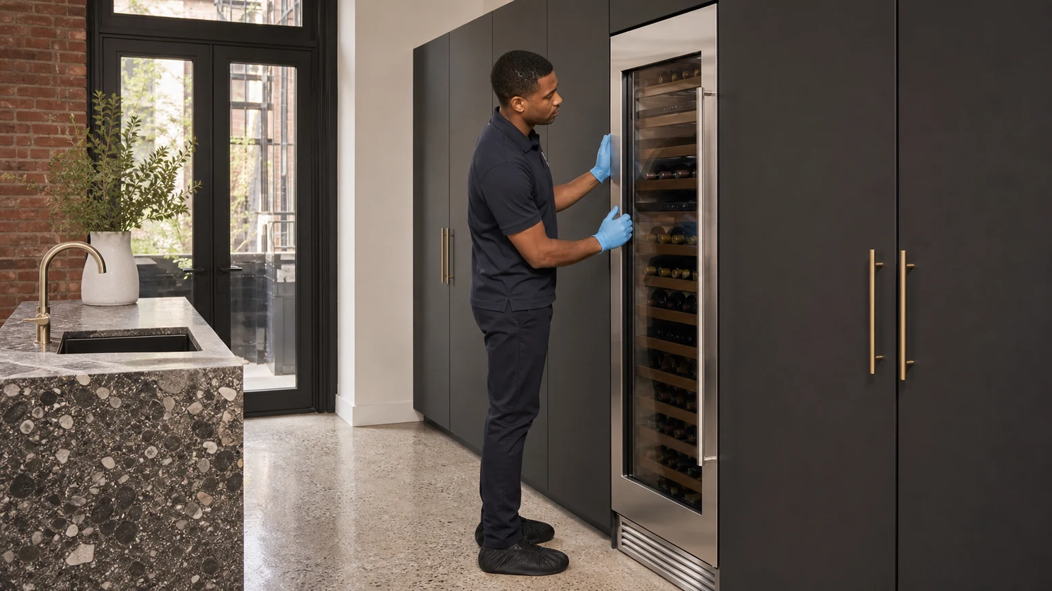 Wine cooler diagnostic visit in Carroll Gardens